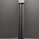 Persilux Cordless Zebra Blinds for Windows (35" W X 64" H, Grey) Free-Stop Roller Windows Shades Dual Layer Light Control for Day and Night, Light Filtering Sheer Shades for Home, Easy to Install