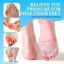 Toe Separators,Toe Separators For Women & Men, Toe Spacers, Breathable Bunion Corrector, dea for Mortons Neuroma, Blisters, Diabetic Feet, Hammer Toe, Rapid Pain Relief 4 Colors (8 PCS)