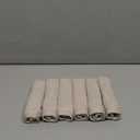 6-Pack Baby Washcloths - Soft Absorbent Viscose from Bamboo Wash Cloths for Babies, Kids, Toddlers, Infant, Newborn Bath Towels, Gentle on Sensitive Skin, 10x10 Reusable Face Towels (Stone)