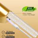 Peel and Stick on Wall Sconce set of 2 Rechargeable Wireless Wall Light, 15 inches