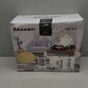 Vinyl Record Player with Speakers,3 Speed Turntable with Latest Bluetooth 5.3, Aux Input, Headphone Jack, RCA Output and Auto Stop, Mirror Vintage Wooden Brown