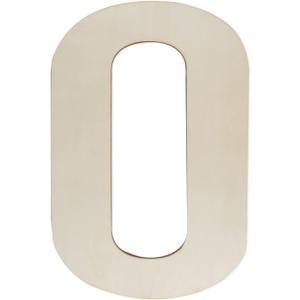 Wooden Letters 12 Inch, Big Wooden Letter O Shapes Cutouts Blank Unfinished Large Wood Alphabet Letters for DIY Crafts Wall Decor Painting Wedding Birthday Party Decoration Room Home Decorations