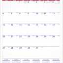 AT-A-GLANCE Wall Calendar 2025-2026 Academic, Monthly, 8" x 11", Small, Ruled Daily Blocks (AY128)