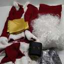 Santa Claus Costume for Men Women Adult - 10pc. Christmas Santa Suit Outfit XXL