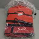 HOLDN STORAGE Premium Christmas Ornament Storage Container - Holds Up to 72-4 Ornaments Durable 600D Fabric - Adjustable Dividers - 3 Individual Trays - Metal Frame - Red