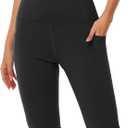 Women's High Waisted Long Swim Shorts - 5''/7''/9''/12" Tummy Control Swim Board Capris Bottoms Swimwear with Liner (Medium, 01-black)