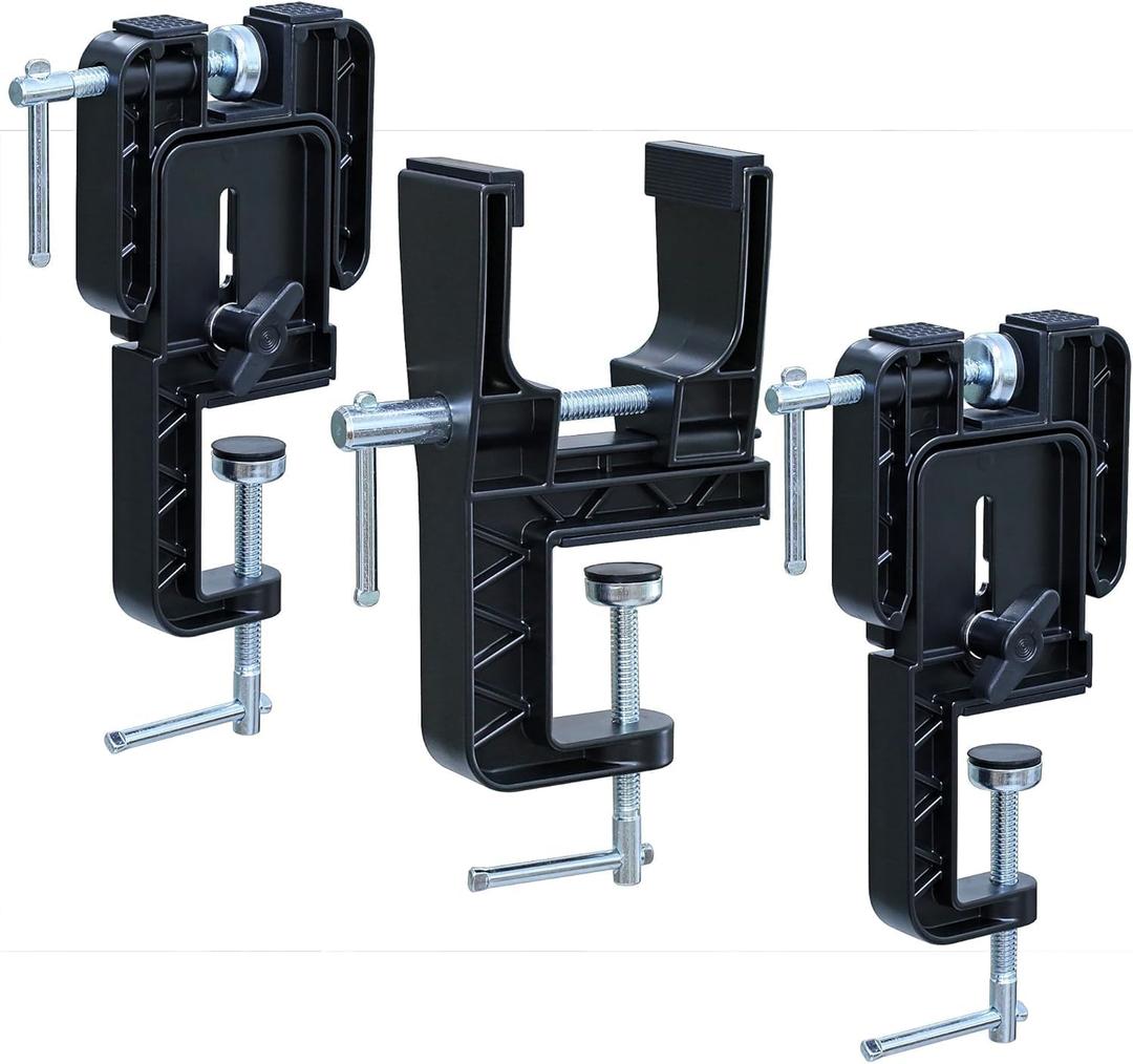Ski and Snowboard Vise for Tuning, Non-Slip Ski Clamp with Rubber Pads, Snowboard Vice Grips and Horizontal and Vertical Working Positions, Stable Snowboard Ski Tuning Vise, Repair and Waxing
