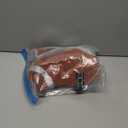 FUAMEY Dog Coat for Large Dogs,Waterproof Dog Winter Jacket with Harness Built in Puppy Cold Weather Coats Reflective Pet Vest with Zipper Warm Fleece Dogs Snowsuit Windproof Brown L (L(chest:24in))