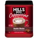 Hills Bros Instant Double Mocha Cappuccino Mix, Easy to Use, Enjoy Coffeehouse Flavor from Home, Frothy, Rich Chocolate, Brown, 16 Oz, BB Date 04/09/2027