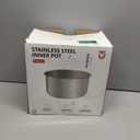 Goldlion Stainless Steel Inner Pot Replacement for Ninja Foodi 8 Quart