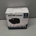 HKAI Baby Carrier Hip Seat, Moms Choice Award Winner, Advanced Large Capacity Pocket with Adjustable Waistband, Shock Absorption Hip Seat Surface for Newborns & Toddlers, (Black)