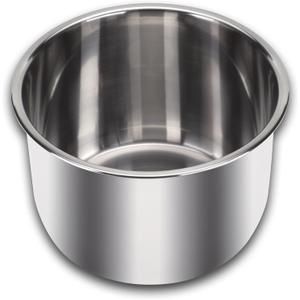 Instant Pot Stainless Steel Inner Cooking Pot 8-Qt, Polished Surface, Rice Cooker, Stainless Steel Cooking Pot, 8 Quarts