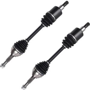 KUSATEC CV Axle Shaft Assembly Compatible with Buick Rainier Chevy Trailblazer EXT 2002-2009;GMC Envoy XL XUV;Isuzu Ascender;Oldsmobile Bravada Saab 9-7x, Front side, Replace# 66-1345