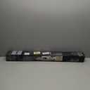 EXF Linear Shower Drain 34 Inch Matte Black with Reversible Flat & Tile Insert Cover, Stainless Steel Rectangle Bathroom Floor Drain with Hair Catcher, Adjustable Feet