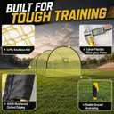 Eastrexon Baseball Batting Cage, 30 x 12 x 8 FT Batting Cages for Backyard