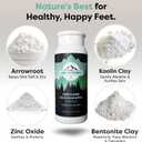Lumi Outdoors Natural Shoe Deodorizer Spray and Foot Powder Bundle - Lemon Eucalyptus and Foot Powder