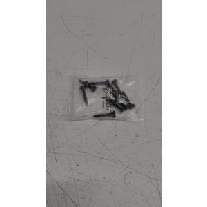 Lag Screws,1/4" x 1-1/2" Carbon Steel Phillips Head Half Thread Self-Tapping Bolts for Deck Building or Joining Lumber, Black, Pack of 10