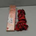 Christmas Tree Topper Bow, 23 Inch Red Black Plaid Buffalo Toppers Decorative Bow, Decoration Gift Bow for Holiday Front Door Wreath Decorations Indoor Outdoor