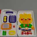 MFEESYOB Montessori Toys for 1 Year Old Boy Girl, Musical Montessori Busy Board for 12-18 Month Age, Educational Montessori Toy for Toddlers 1-3, Birthday Gift for 1+ Year Old Boy Girl