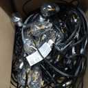 VIPAR Outdoor String Lights, 100FT 52 ST38 Bulbs Patio Lights Outdoor Waterproof, Shatterproof Vintage Edison LED Outside Hanging Light for Backyard, Porch, Garden, Deck, Bistro, 2700K Dimmable