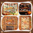 Containlol Thanksgiving Latte Bulletin Board Set Pumpkin Spice Classroom Decorations Fall Thanksgiving Coffee Cup Cutouts for Office Home Autumn Harvest Theme Party Supplies