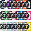 24 Pack Bands Compatible for Samsung Galaxy Watch 7/FE/6/5/4 40mm 44mm, 5 Pro, Watch 6/4 Classic 43mm 47mm 42mm 46mm, 20mm Sport Replacement Soft Silicone Strap for Women Men