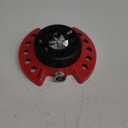 6 Pack Dramm 15021 ColorStorm 9-Pattern Turret Sprinkler with Heavy-Duty Metal Base - Red