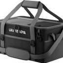 [2026 Updated] 50 Can Collapsible Soft Cooler Bag with Hard PP Lid, Leakproof Insulated Cooler with Quick-Access Top Hatch, Bottle Opener & Mini Table for Beach, Camping, Travel, Large