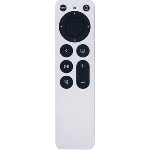 New Replacement Universal Remote Control for Apple TV 4K Remote Apple 4K/ Gen 1 2 3 4/ HD A2169 A1842 A1625 A1427 A1469 A1378 A1218 with TV Control Function New Replacement Universal Remote Control for Apple TV 4K Remote Apple 4K/ Gen 1 2 3 4/ HD A2169 A1842 A1625 A1427 A1469 A1378 A1218 with TV Control Function