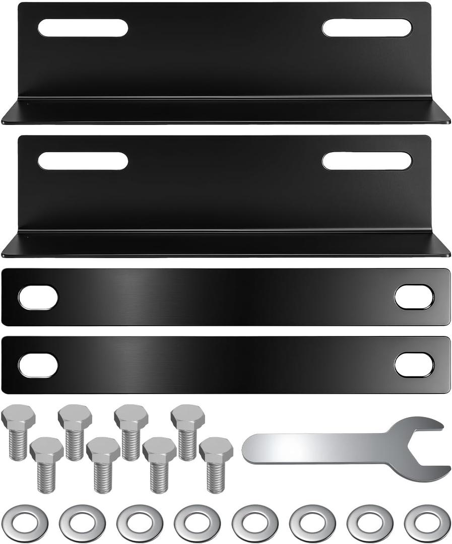 4 Pack Coupler Kit Fit for Ruffland Kennel, for Generation 2 Only, Tie Down Kit Fit for Medium, Large, and X-Large Kennels, with Bolts and Washers, Universal