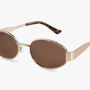 livho Oval Trendy Polarized Sunglasses Women Men, Retro Sun Glasses for Women Men 2024, Vintage Classic UV Protection Shades