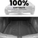 LASFIT Trunk Mat for Chevrolet Chevy Cruze 2016-2019 (Not for 2016 Cruze Limited), Only Fit Cargo with Spare Tire, All Weather TPE Custom Fit Cargo Mat Trunk Liner (Fit Sedan, Not for Hatchback)