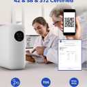 Reinmoson 800GPD Reverse Osmosis System NSF Certified TDS Reduction, 7 Stage Tankless Reverse Osmosis Water Filter System Under Sink 2.5:1 Pure to Drain RO Water Filtration System