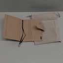 Moterm Pocket Regular Rings Planner - Genuine Leather Binder Organizer(Pebble-Taupe, 19mm Ring)