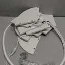 Waipfaru Corner Shelf, 5 Tier Bookshelf with LED Light, Corner Shelf Wall Mounted, Floating Shelves for Wall, Display Stand for Bedroom, Living Room, Bathroom, Home, Office, White