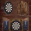 Sisal Dart Board Cabinet Sets, Decorative Dart Boards for Adults, 21 inches x 26"