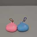 New Oasis Dog Treat Pouch 2Pack, 10oz Small Portable Silicone Dog Training Treat Pouch with Carabiner Reusable Dog Treat Container Dog Treat Bag Silicone Treat Pouch for Leash Key Case, Blue and Pink