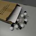 Imprsv Battery Operated String Lights for Marquee Light Up Letters Numbers White Indoor Outdoor Cool White Light Bulbs Bedroom Wall Christmas Decor Wedding Birthday Party Decoration