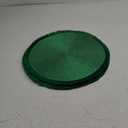 Stylish Round Green Woven Placemat With Textured Spiral Design And Fringe Edge – Durable, Easy To Clean, Perfect For Dining, Décor, And Table Protection, 3 Pack, 18inch