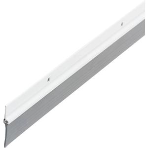 M-D Building Products 69648 48 in. White Aluminum and Vinyl Heavy-Duty Screw-on Door Sweep