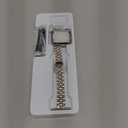 Slim Watch Band Compatible with Apple Watch 41mm 45mm 42mm 44mm 40mm 38mm Metal Stainless Steel Watchband Suitable for iWatch 10/9/8/7/6/5/4/3/2/1/SE Series Women Luxury Strap (Silver and Gold)