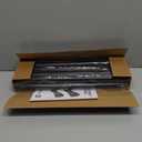 Tension Curtain Rods 27-109 Inch, 1"Diameter Shower Curtain Rod Spring Long Adjustable for Bathroom Windows Closet No Drilling No Rust, Black