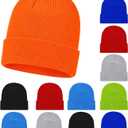 Kids Winter Beanies, 12 Pack Warm Cold Weather Hats Boys Girls Children