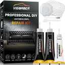 Black Leather Repair Kit for Furniture, Leather Seat Repair Kit for Cars, Easily Restore Car Interior, Sofa, Purse and Jacket, Restore Any Material with Super Easy Instructions