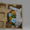 Nacome Solar Garden Outdoor Statues Turtle with Succulent and 7 LED Lights - Lawn Decor Tortoise Statue for Patio, Balcony, Yard Ornament - Chrismtas Gifts for Mom Grandma