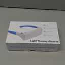 Red Light Therapy Glasses 670nm - Supports Eye Comfort & Visual Wellness, Wearable Red Light Therapy Glasses - UV-Free LED Light, Helps Relieve Eye Fatigue (Red Light)