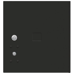 Salsbury Replacement Parcel Locker - Door and Tenant Lock - for Standard 4 High (PL4) 4C Horizontal Parcel Locker - with (3) Keys - Black