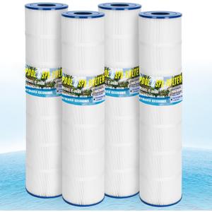 Anrain C-7490 Pool Filter Replacement Cartridge 4-Pack, Compatible with Hayward CX1380RE C-5500,SwimClea C5520,UnicelC-7490,FC-6455,Pleatco PA137,Filbur FC1297.Filter-Area: 137 Sq.ft