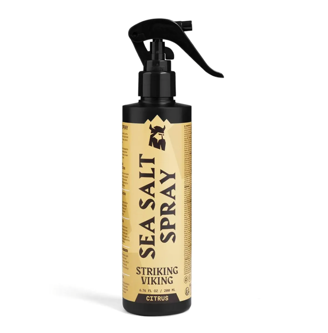 Striking Viking Sea Salt Spray for Men, Citrus Scent, Hair Texturizing Spray - Volumizing, Curl Enhancing, Shape & Hold, 6.76 fl Oz, Paraben Free, Made in Germany