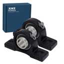 XiKe 2 Pcs UCP205-15 Pillow Block Bearings ID 15/16", Heavy Load Types Solid Base and Self-Alignment, Pillow Block Cast Iron/Bearings Chromium Steel.